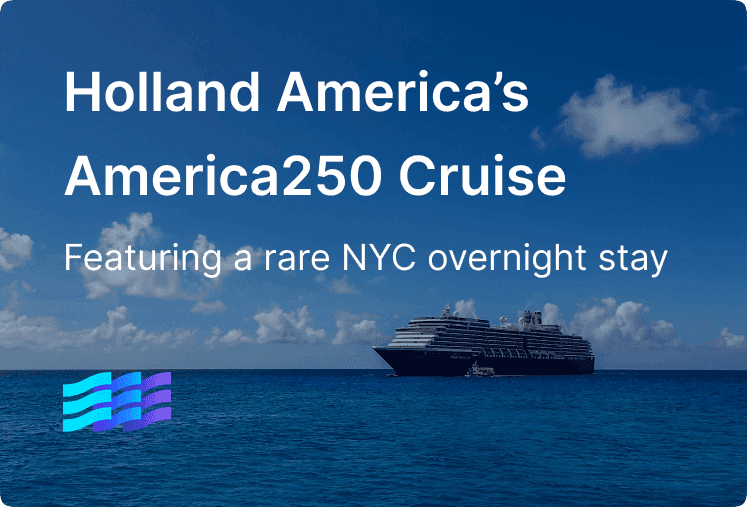 Holland America’s 250th anniversary cruise features NYC stay
