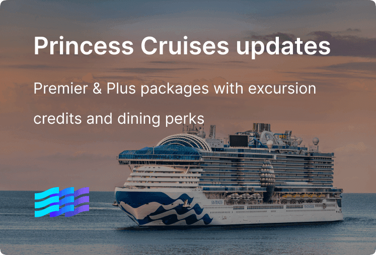 Princess updates: Premier and Plus packages with shore excursion credits and dining perks