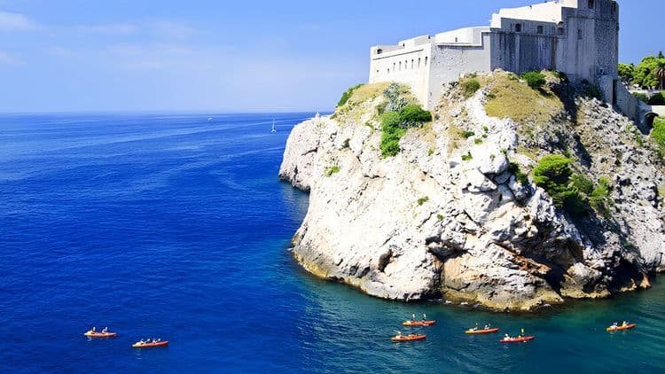 Racing Sea Kayaking in Dubrovnik