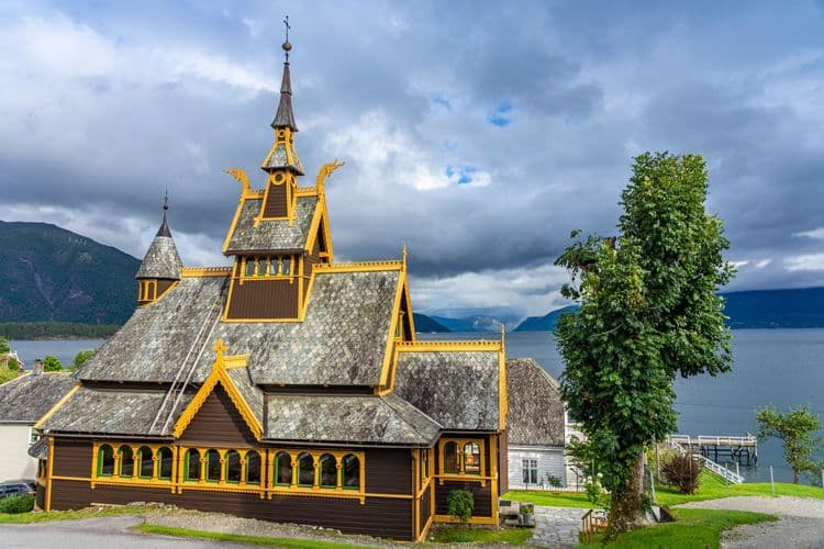 Medieval Church And Viking Village