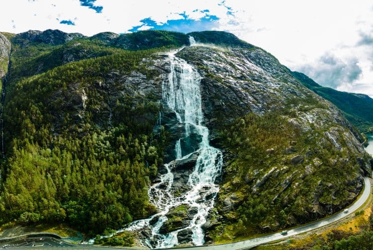 Akrafjord, Eljarvik Farm & Langfoss Waterfall
