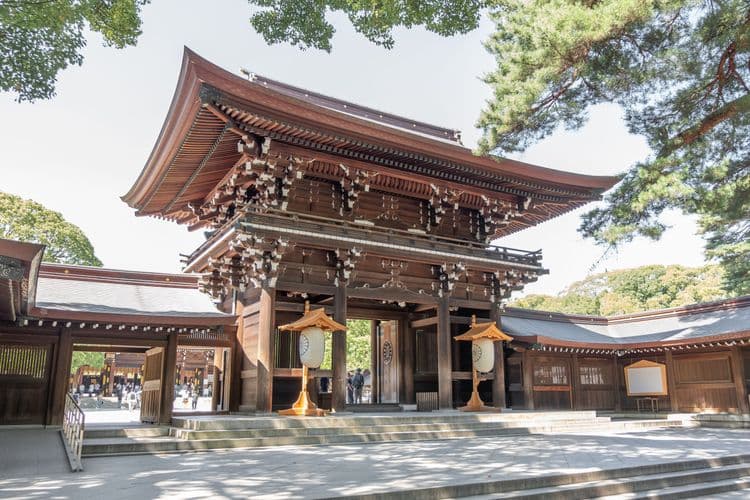 Meiji Shrine and Tokyo Tower