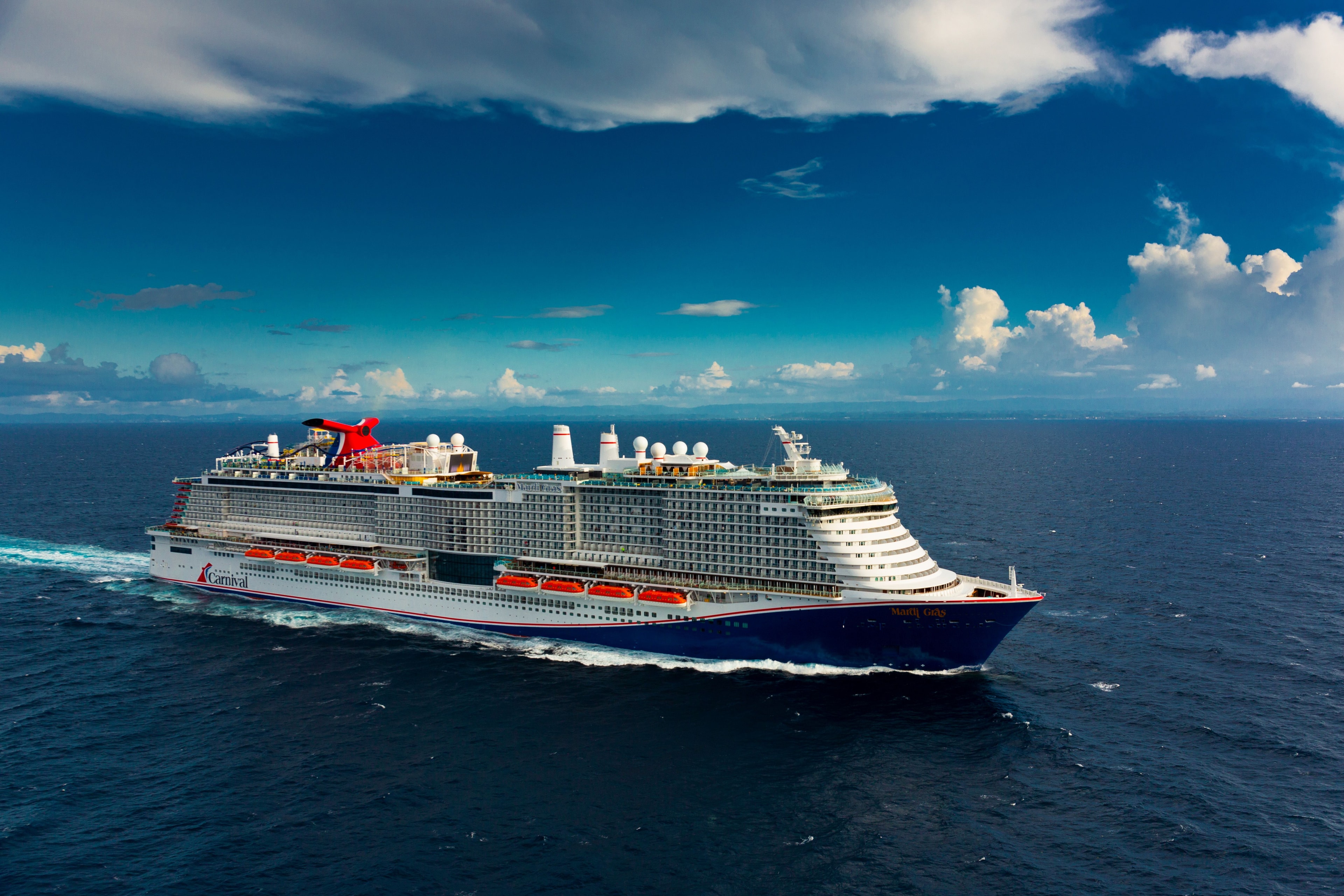 Mardi Gras cruise ship